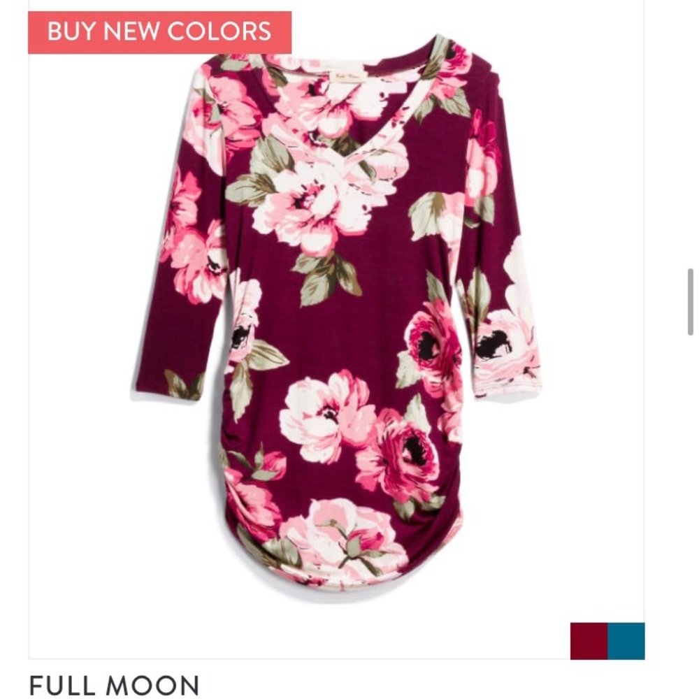 Full Moon Maternity Floral Top